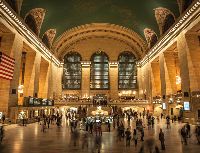 grand central station long exposure