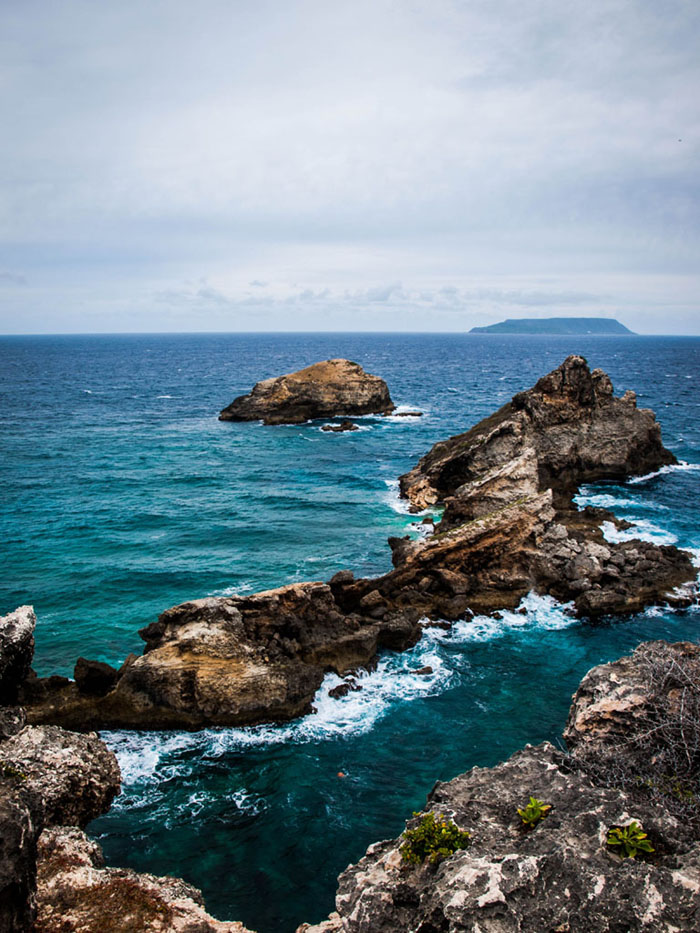 pointe des chateux guadeloupe photograph