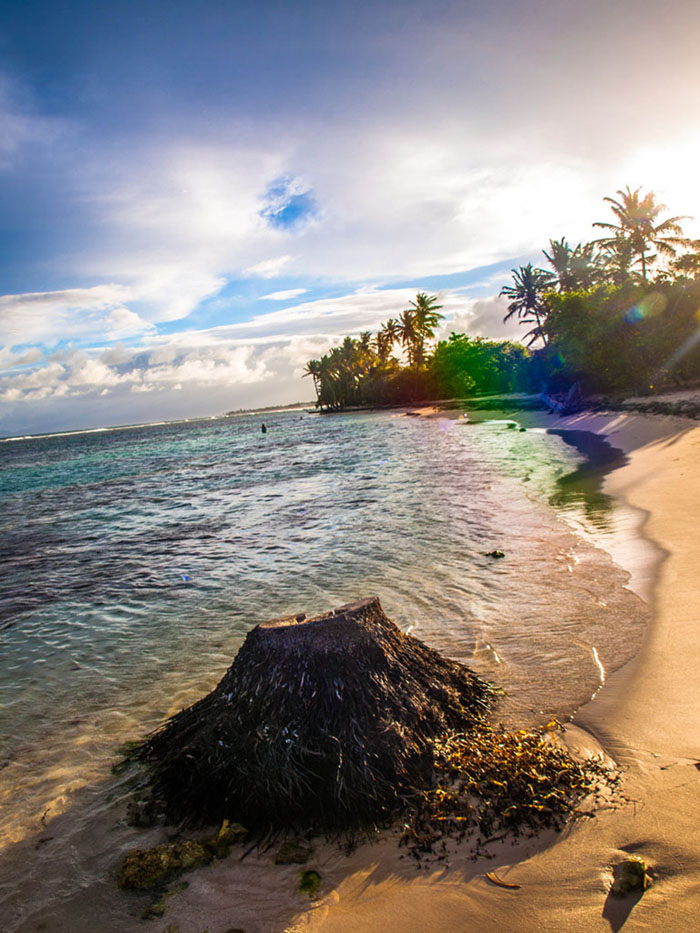 sunset beach guadeloupe