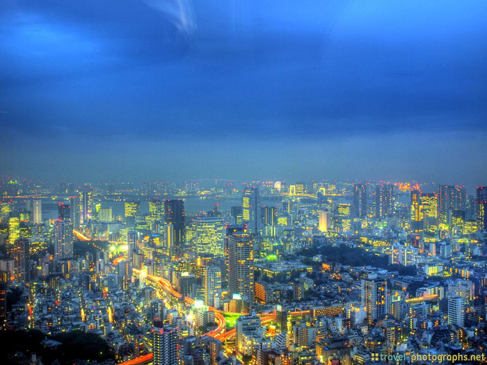 tokyo view from roppongi hills